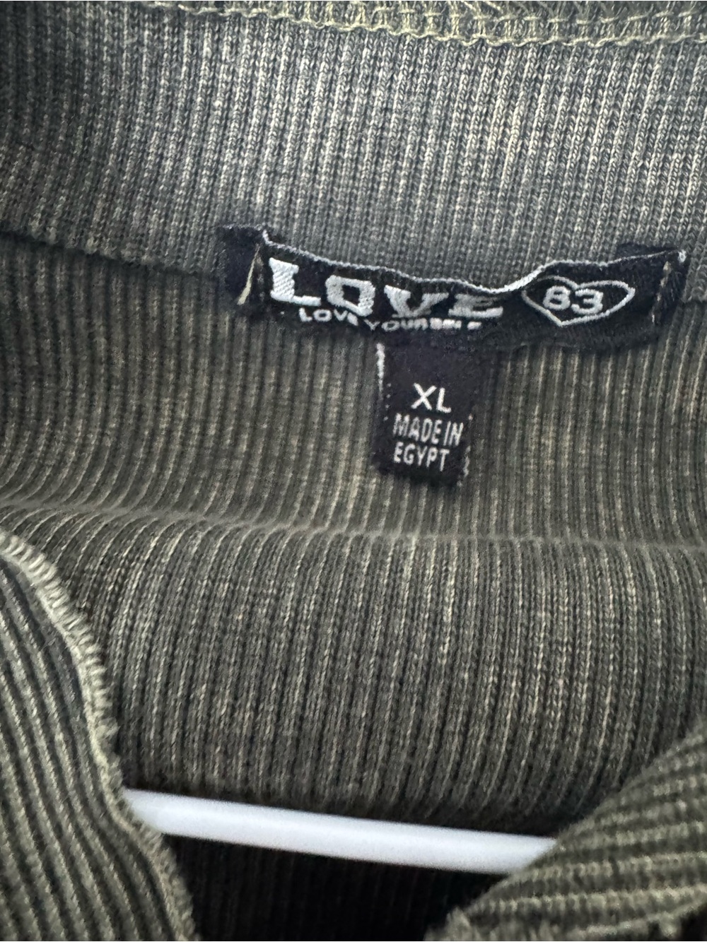 Love Olive Ribbed Zip Jacket - Picture 3 of 7